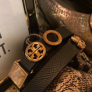 Tory Burch Double Wrapped Logo Bracelet